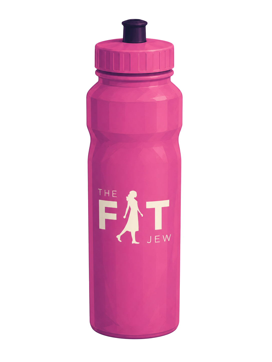 Pink Fit Jew water bottle